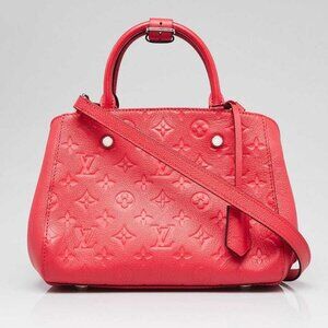 Louis Vuitton Dahlia Monogram Empreinte Leather Montaigne BB Bag